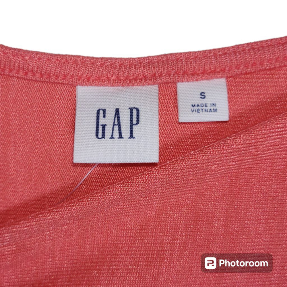 Women's Gap Pink/Coral Tank Top - Size S - Picture 5 of 7